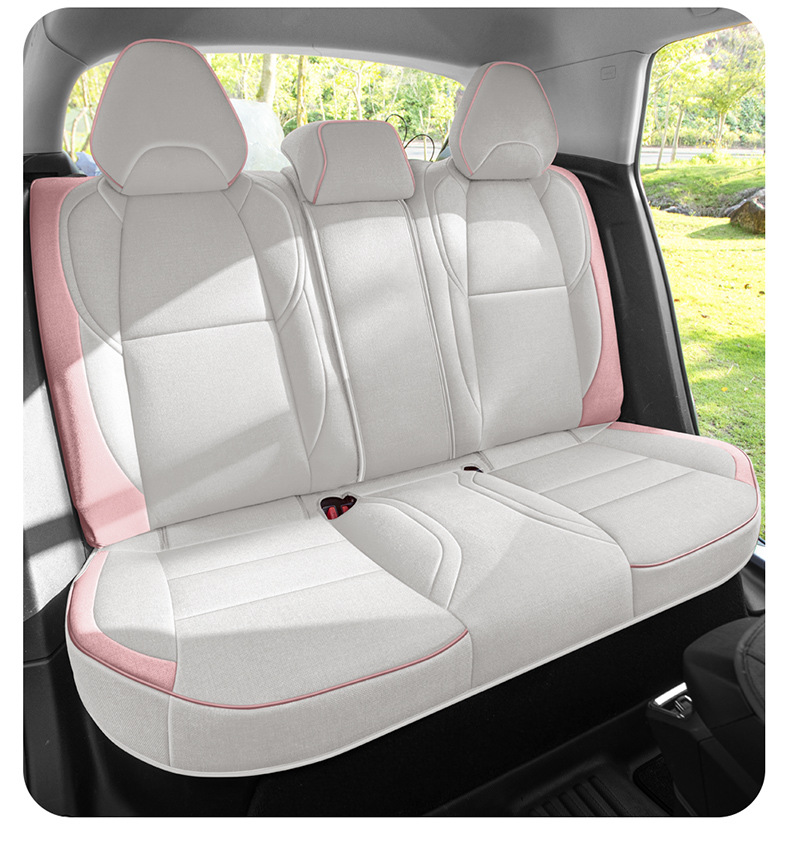 2020/2026 Model Lynk & Co 06 Special Car Seat Cushion Linen Seat Cover Full Surround Seat Cushion Lynk & Co 06 Seat Cover