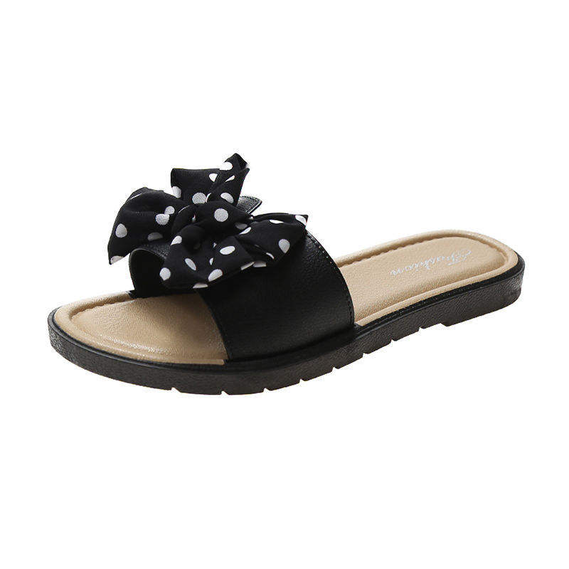 Nuevas pantuflas de mujer para verano, estilo coreano, diseño moderno de mariposa, para uso en exteriores, suela suave antideslizante, sandalias de playa para mujer, venta al por mayor.