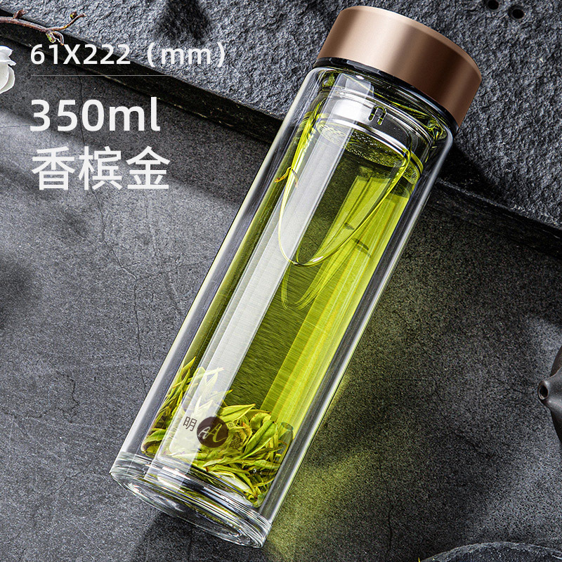 [double-layer glass] gold-350ml$%&()_+[]