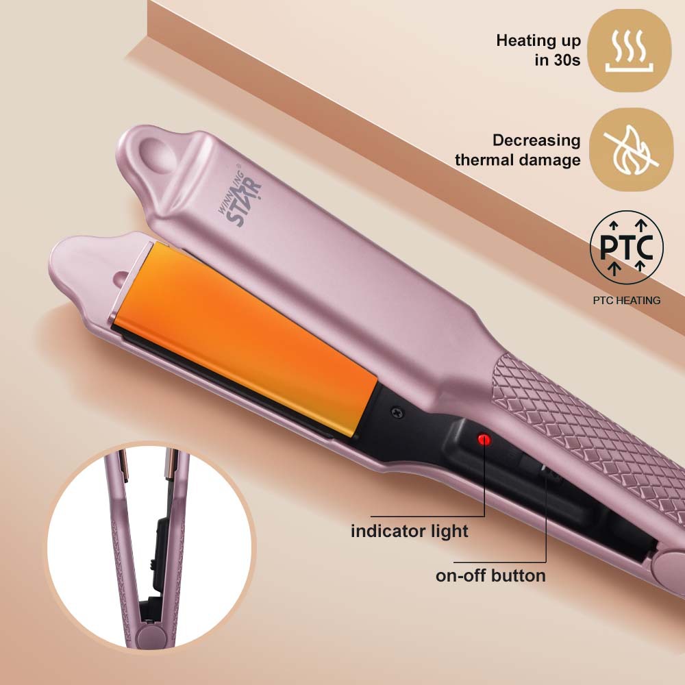 La placa de cerámica doméstica transfronteriza Winningstar no daña la generación de energía, la plancha de pelo férula Hair Straigntener