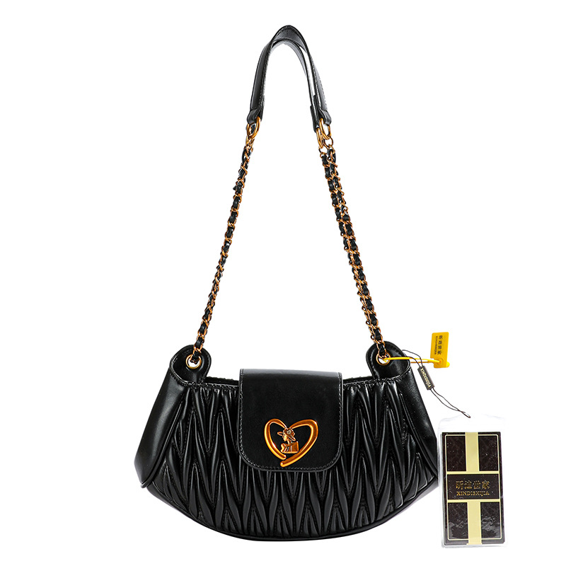 Otoño y invierno nueva bolsa de hombro de gran capacidad bolso de cadena de diamante para mujeres 2024 nuevo bolso de mano simple de alta calidad