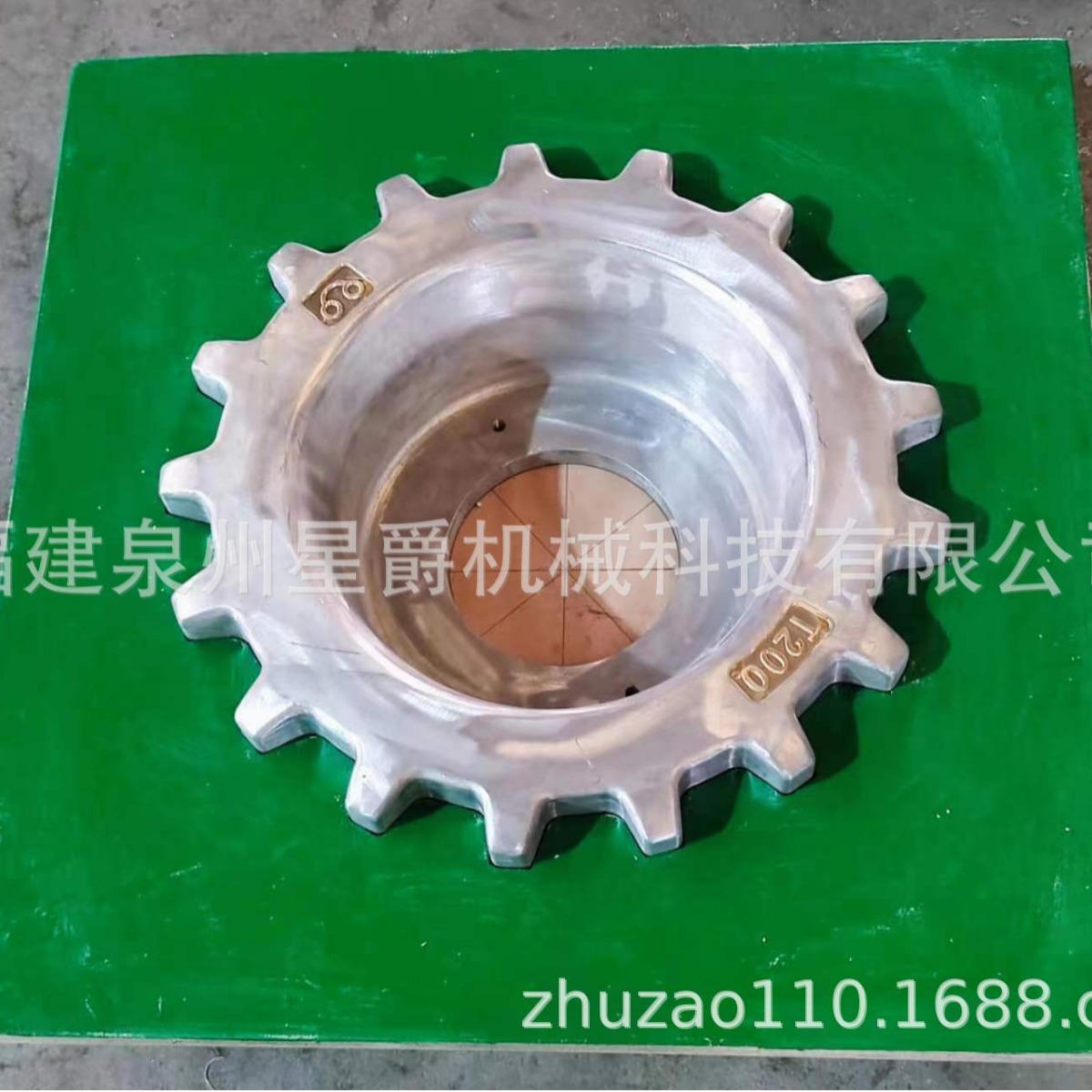 泉州 铸造齿环 引导轮支架模具制造 支动轮侧盖模具 驱动轮 刀角