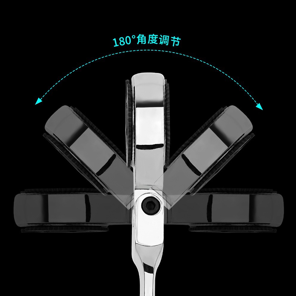 Abra la llave de tubo rápida de 72 dientes, la llave de tubo, la cabeza móvil, la llave de trinquete semiabierta que ahorra mano de obra, espacio estrecho
