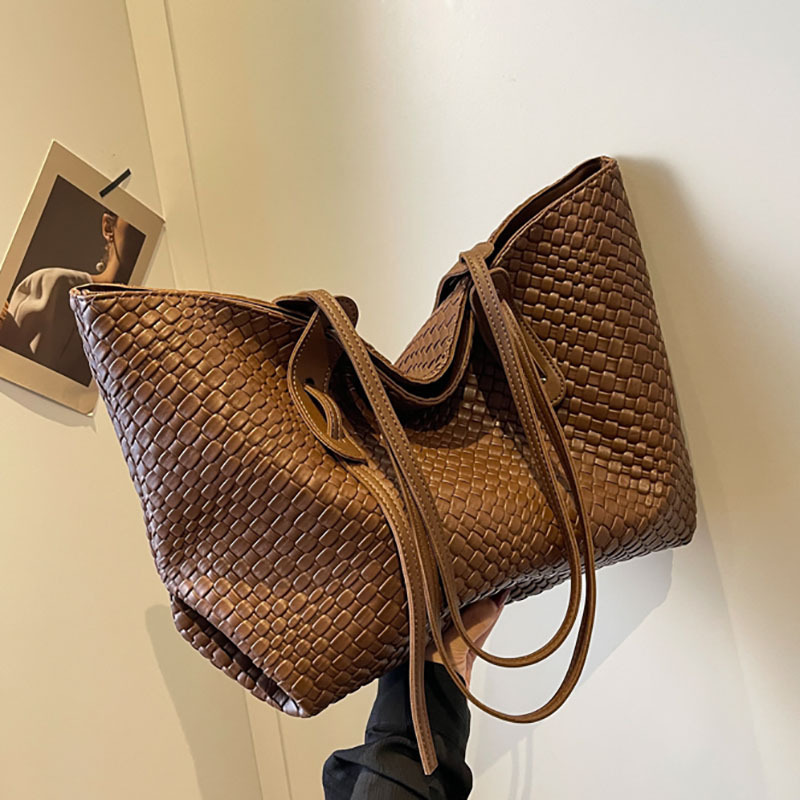 Borsa a spalla elegante da donna borsa a secchiello versatile_voghion.com