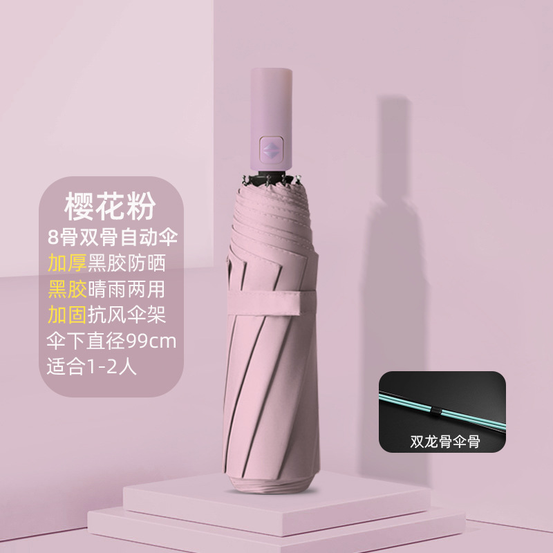 【SC3023】사쿠라 핑크【8본-자동 이중 용골 보강】