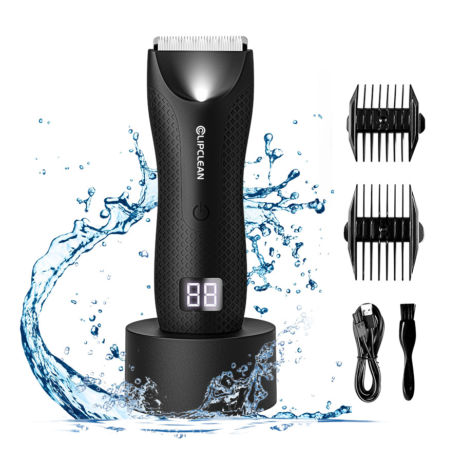 Transfronterizo base de aparador de cabello de visualización digital aparador de afeitar eléctrico para hombres aparador de afeitar privado image 1