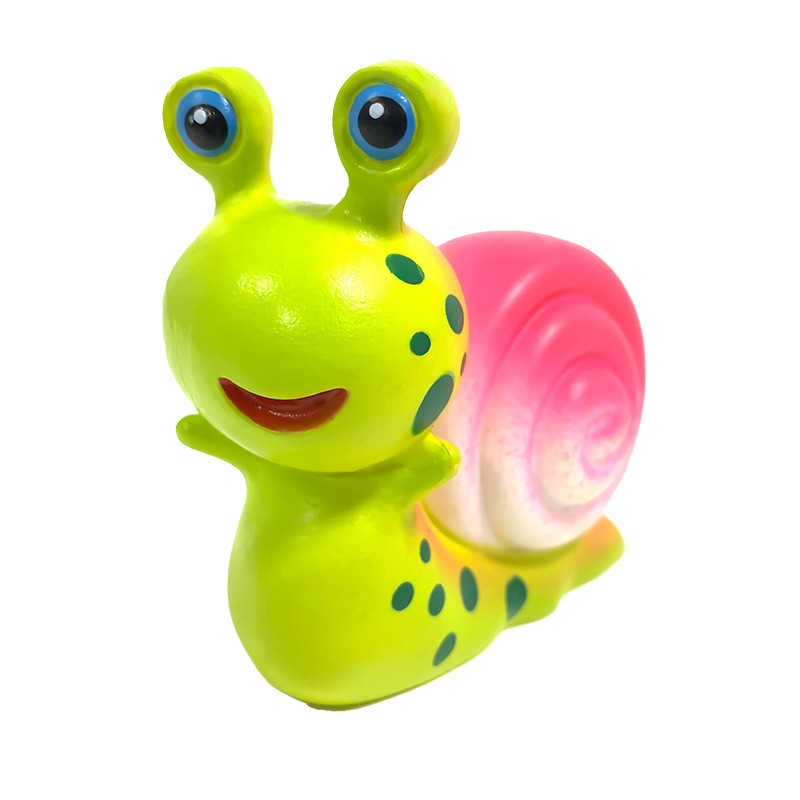 Micro paisaje animal original dibujos animados pastoral Caracol paisaje PVC decoración artesanía pecera vegetal jardín decoración del paisaje