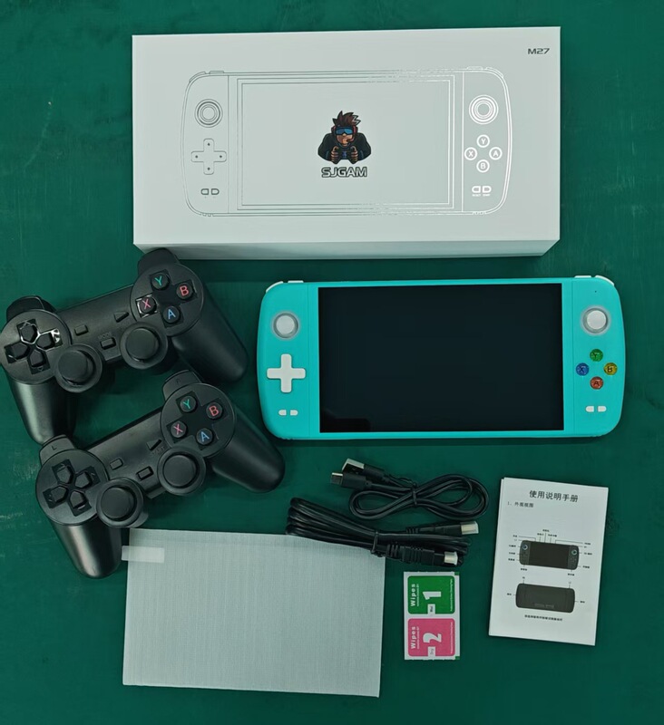 クロスボーダー M27 新しい 7inch 携帯ゲーム機ハンドヘルドダブルワイヤレスハンドル PSP クラシックレトロノスタルジアアーケード|undefined