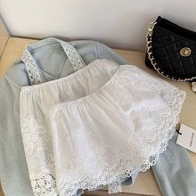 蕾丝小屁帘打底半身裙女童秋冬新款松紧腰防走光叠穿短裙0190A040