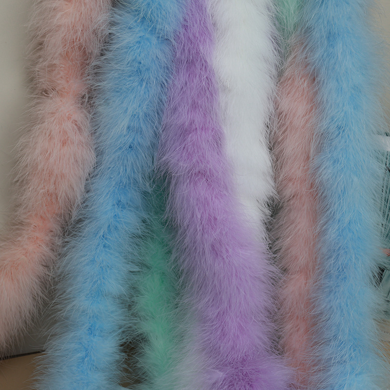 Manufacturer Wholesale Encrypted Thickened Turkey Feather Strips Clothing Cuffs Dance Skirt Hem Decorative Accessories Feather Strips 2m Manufacturer Wholesale Encrypted Thickened Turkey Feather Strips Clothing Cuffs Dance Skirt Hem Decorative Accessories Feather Strips 2m