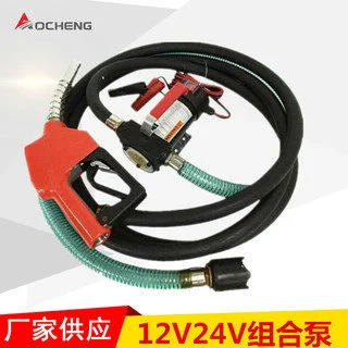 12V 24V дизельный насос масляный насос электрический топливный насос DC Одиночный насос в сборе, соответствующий масляной трубке масляный пистолет