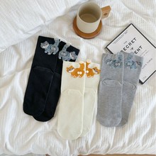 蛋蛋袜~小红书爆款猫咪搞怪袜女秋冬季网红ins情侣趣味个性中筒袜