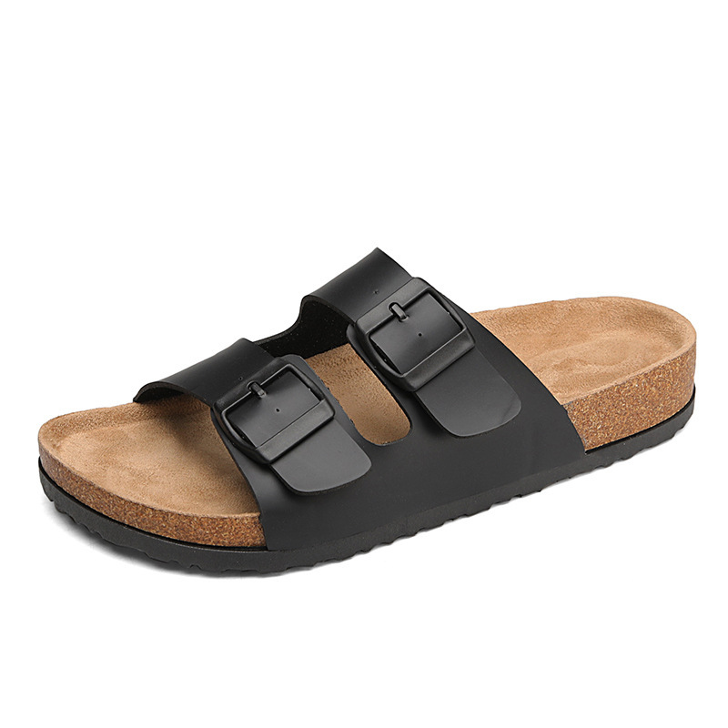 2025 nuevos productos zapatillas de corcho para hombre par de zapatos Birkenstock sandalias para mujer zapatos de playa de explosión de verano zapatos de moda para estudiantes