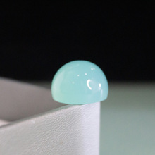 圆形蛋面裸石戒面冰种翡翠单颗碧玉玉髓和田镶嵌戒指吊坠手链饰品