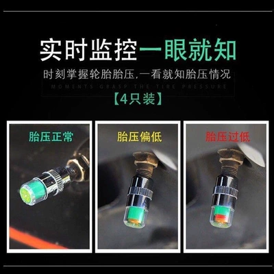Valve Caps, Tire Pressure Monitoring: Air pressure gauge/tire pressure gauge