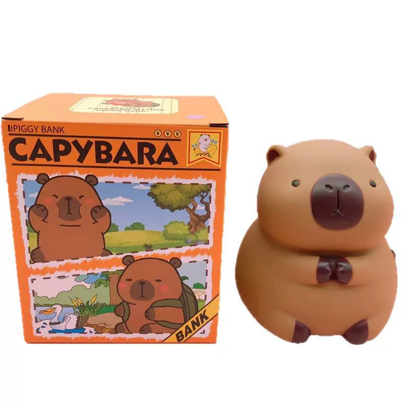 Пластиковый cartoon милый копилка-свинья, игрушка
