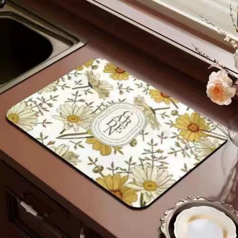 Стильная кухонная подкладка для раковины от , 65x70см, прочная, нескользящая, в различных ярких рисунках