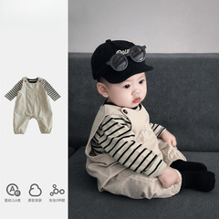 赤ちゃんの秋のスーツは韓国系の赤ちゃんの秋の服です。