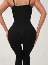 F 23907 Fashion Slim Jumpsuit Bell Bottom �����������ȿ�