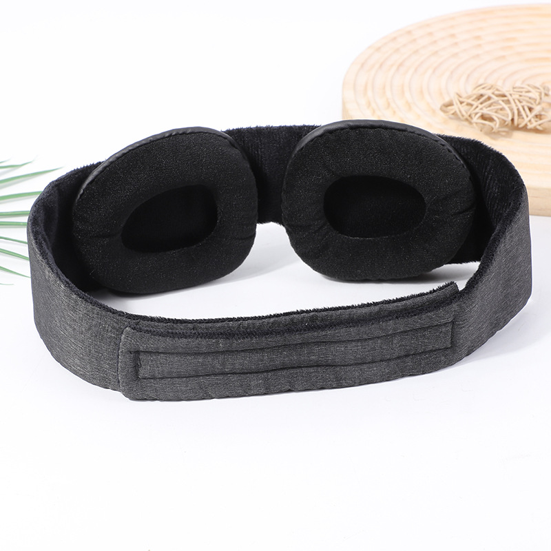 Nuevo antifaz móvil 3D transfronterizo, cuenca del ojo real, sombra transpirable, bolsa de almacenamiento, protección para los ojos, venta directa de fábrica