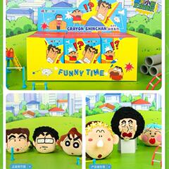【正版】蜡笔小新毛绒挂件盲盒搞怪毛绒包 零售39.9元