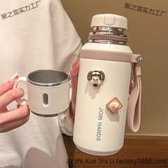 316水杯新款保温杯大容量女生大号高颜值茶水分离带杯盖喝水水壶