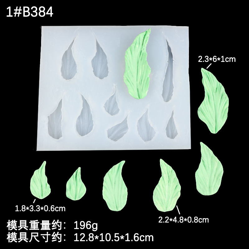 Crema hoja raspador textura fondant chocolate flor horneado epoxi pastel decoración molde de silicona