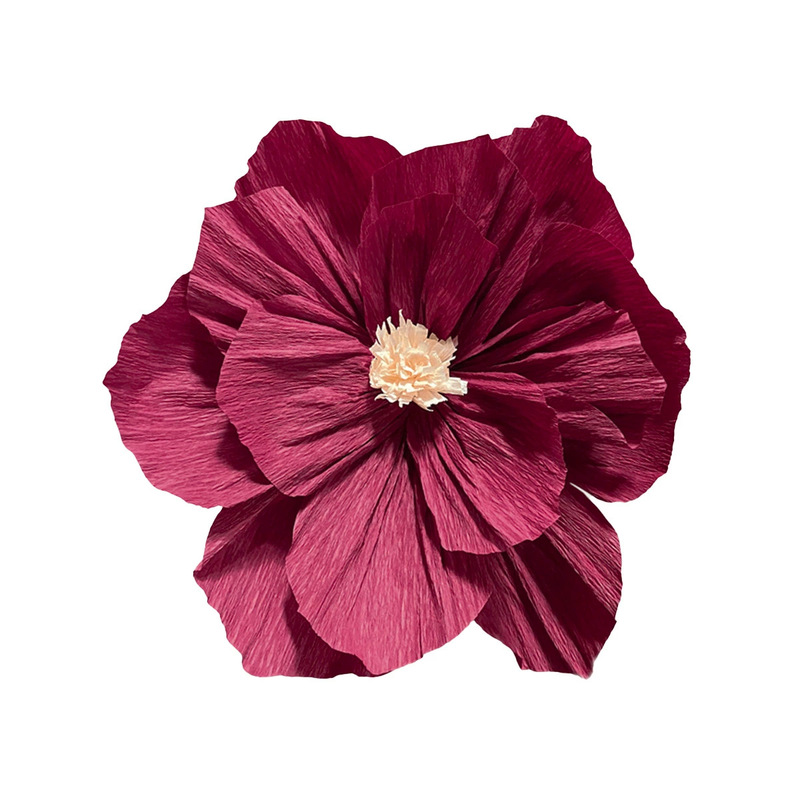 色のしわの紙の花は厚くて立体の紙の花の芸のしわの紙の誕生日の結婚式のテーマのパーティーのウェディングルームは装飾を配置します。|undefined