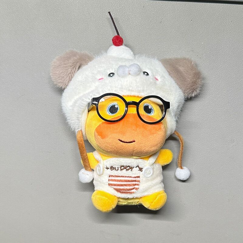 In-Stock Capybara Plush Toy Costume, Cute Doll Clothes, Universal for 10cm Cotton Dolls (Only Doll Clothes)