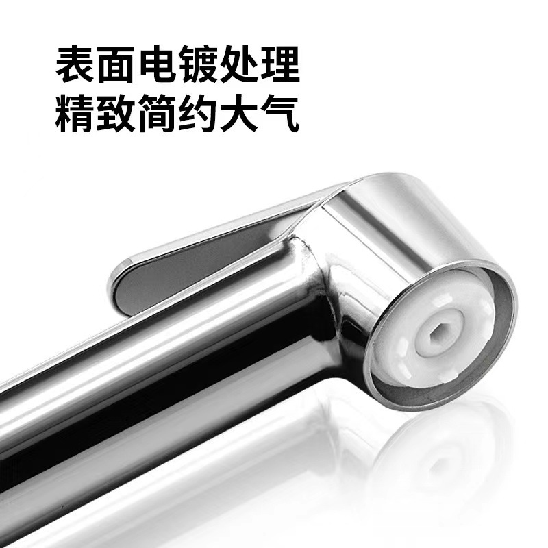 ABS electroplated toilet companion, spray gun, handheld pressurized toilet accessory, feminine washer, bathroom spray gun, vacuum-formed set undefined