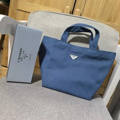 普家手提弁当バッグ 鉄ロゴ入り 斜め掛け 軽量 防水 収納 ビジネス 通勤