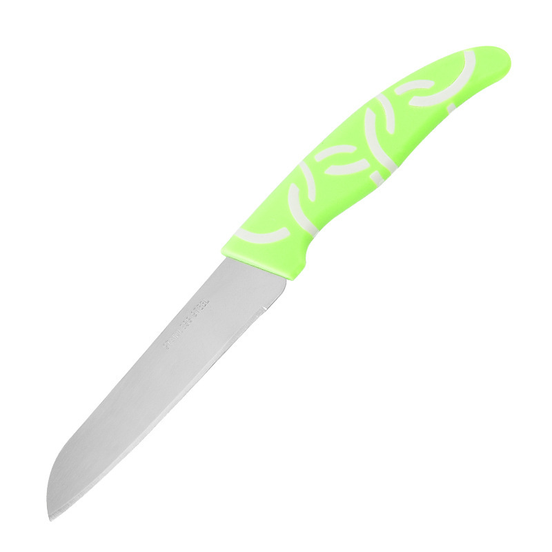 Fábrica de cuchillo de frutas de acero inoxidable venta directa regalos al por mayor cuchillo de peeling portátil de cocina doméstica 2024 nuevo peeling
