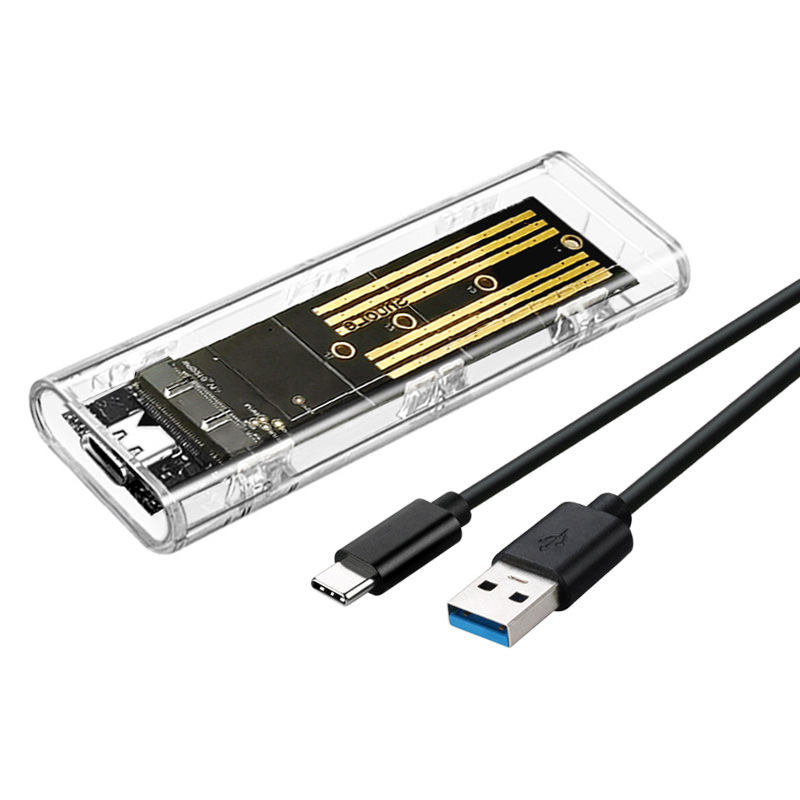 m.2固態硬盤盒usb3.1\Type-c高速pcie標準nvme協議外置移動硬盤盒