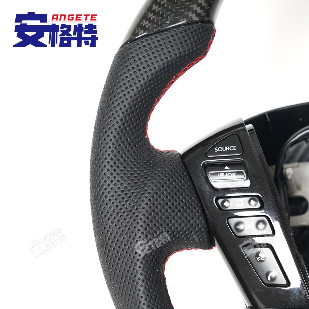 Suitable for Nissan Patrol Y62 Infiniti Qx56 Qx80 Carbon Fiber Modified Sports Car Steering Wheel