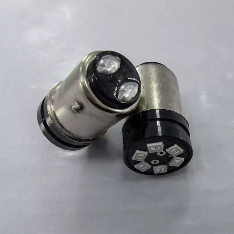 Новый светодиодный фонарь 1157 для мотоцикла и автомобиля: стоп-сигнал, указатель поворота, задний фонарь с регулируемой яркостью (высокая и низкая), постоянный ток