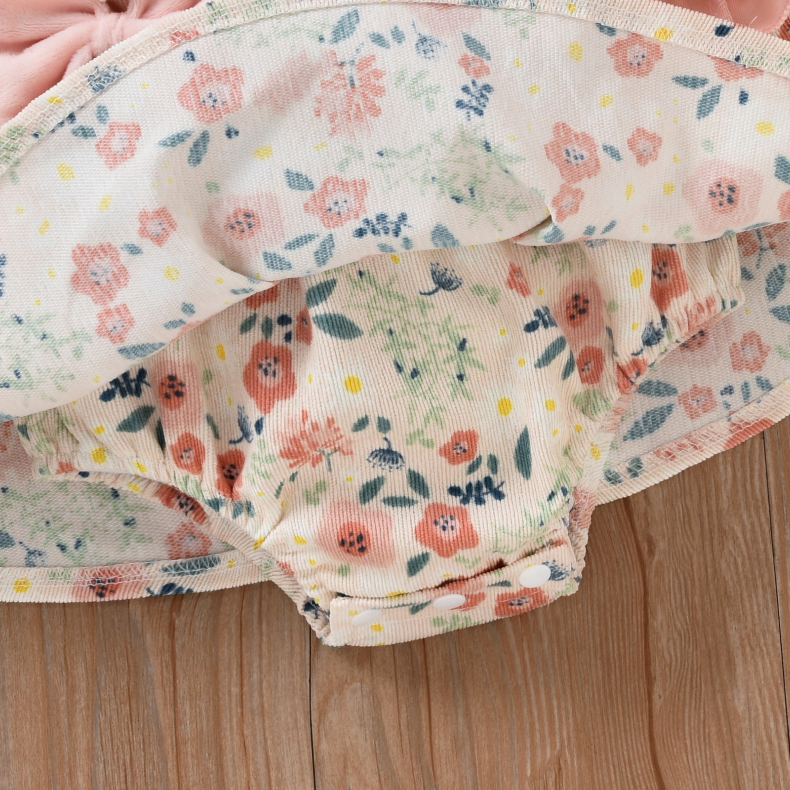 Skirt Sets Sets Type 2 Piece Set Quantity Fashion Flower Printing Cotton Blend Girls Clothing Sets