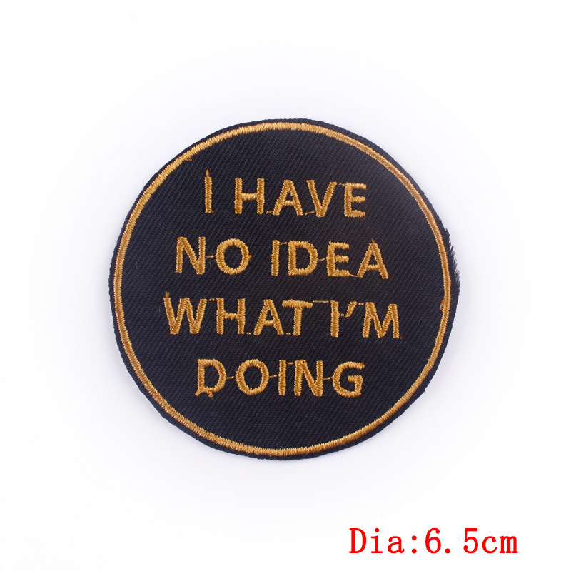 7g Weight Clothing Sticker Patches Classification 1 Piece Quantity Embroidery thread Material Letter, Flower Pattern Simple Style, Classic Style Style 1 Piece Simple Style Classic Style Letter Flower Embroidery Thread Clothing Sticker Patches 1