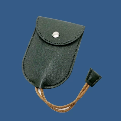 Women's Key Bag Pull-Out Household Electric vehicle key cover shell - dark-green