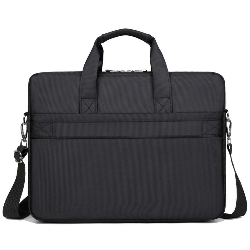 Bolso de computadora portátil nuevo estilo simple de color sólido colgar varilla de tracción maletín de viaje anti-dropper mochila de hombro resistente al desgaste