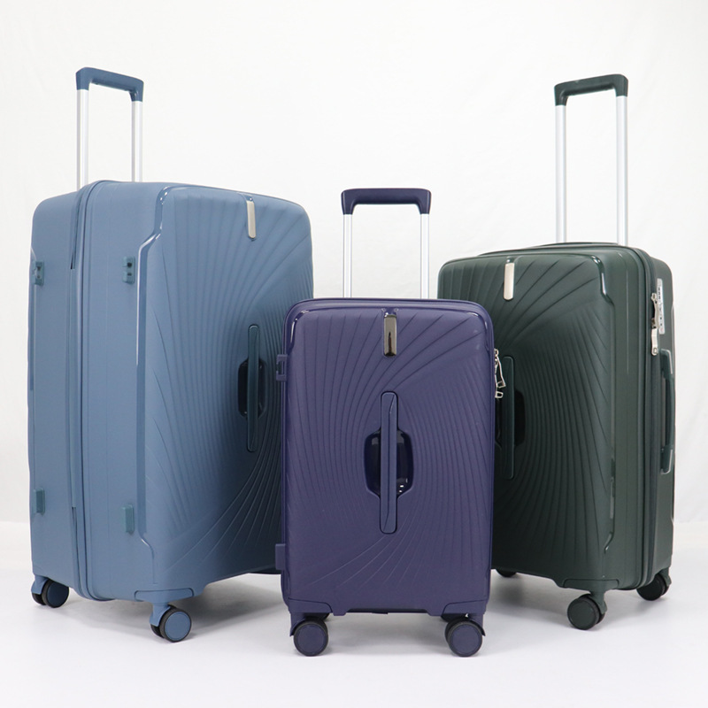 Large-Capacity Pp Suitcase Bag Sports Case Thickeneded 20-Inch 24inch 28inch Trolley Case Pp Hard Shell Drop-Resistant Suitcase