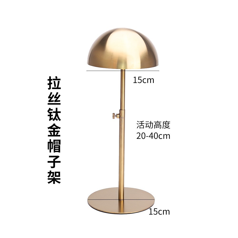 Круглая оболочка колпачка матового титанового золота