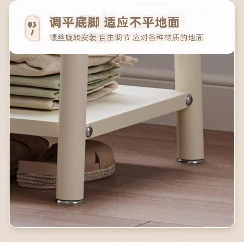 Percha de sombrero percha de ropa de piso para dormitorios caseros percha de ropa de aire de doble capa percha de ropa de aire simple percha de ropa interior