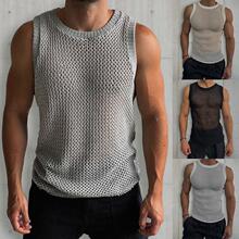 L 66664 Solid Knit Muscle Vest ��ɫ�ο���֯���Ŀ羳����