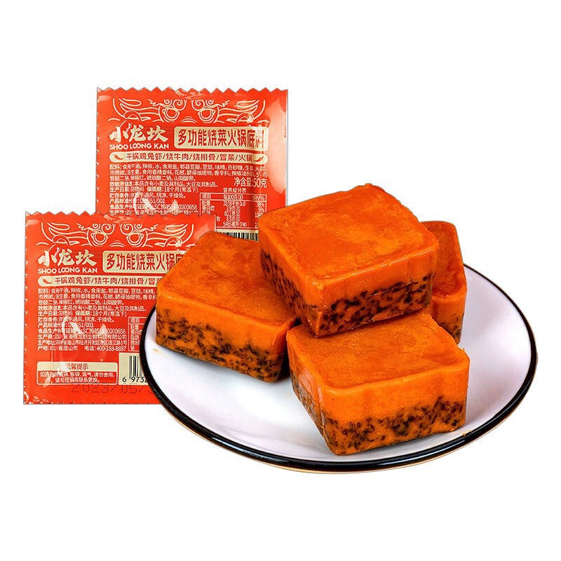 Xiaolongkan Hot Pot Base 50g Chongqing Beef Oil Hot Pot Commercial Spicy Hot Pot Seasoning Base Xiaolongkan Hot Pot Base 50g Chongqing Beef Oil Hot Pot Commercial Spicy Hot Pot Seasoning Base