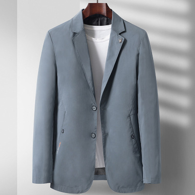 2021 new pattern suit Spring and autumn season men's wear Youth man Korean Edition Self cultivation Solid quality man 's suit