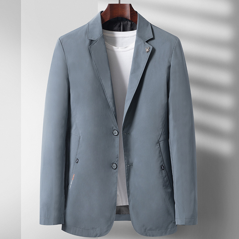 2021 new pattern suit Spring and autumn season men's wear Youth man Korean Edition Self cultivation Solid quality man 's suit