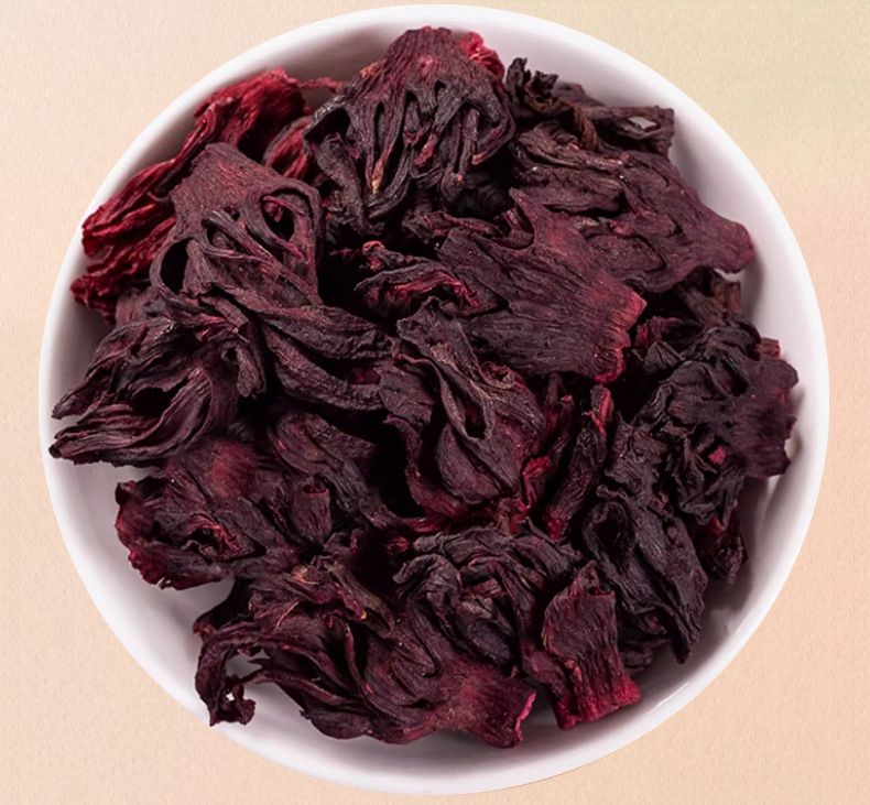 Dried Roselle Hibiscus Luo Shen Hua Whole Flowers 500g Loose Herbal Tea from Yunnan quality and texture