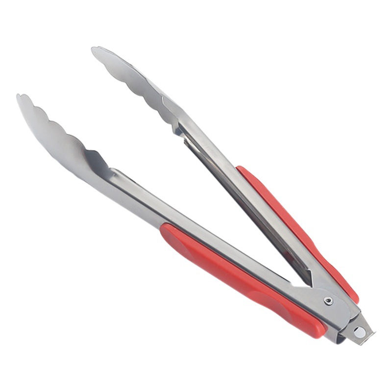 Multi-funcional clip de alimentos de acero inoxidable clip de alimentos para el hogar con mango clip de pan de cocina clip de barbacoa popular clip de carne