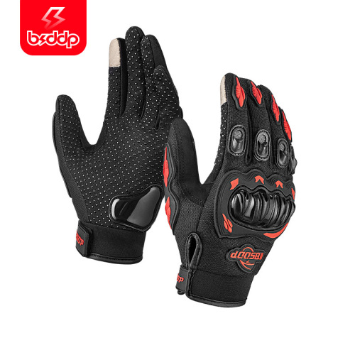 Factory direct sales motorcycle off-road riding gloves anti-fall summer sun protection full-finger touch screen gloves for men and women cross-border