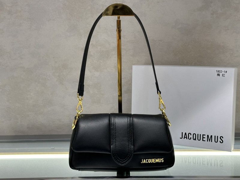 新しい Jacquemus レディース バッグ ニッチ ストリート ショット Bambimou ピロー バッグ 脇の下バッグ シングル ショルダー クロスボディ ハンドバッグ|undefined